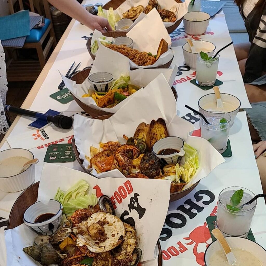 石門美食 Seafood Ghost的手抓海鮮餐和壽喜燒餐超足料!